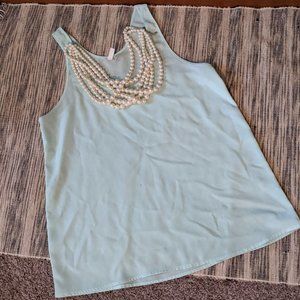 Mint Green Silky Tank Top